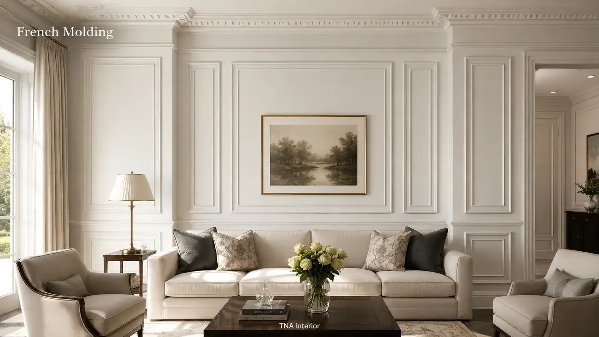 French Molding & Bead Design image by TNA Interior