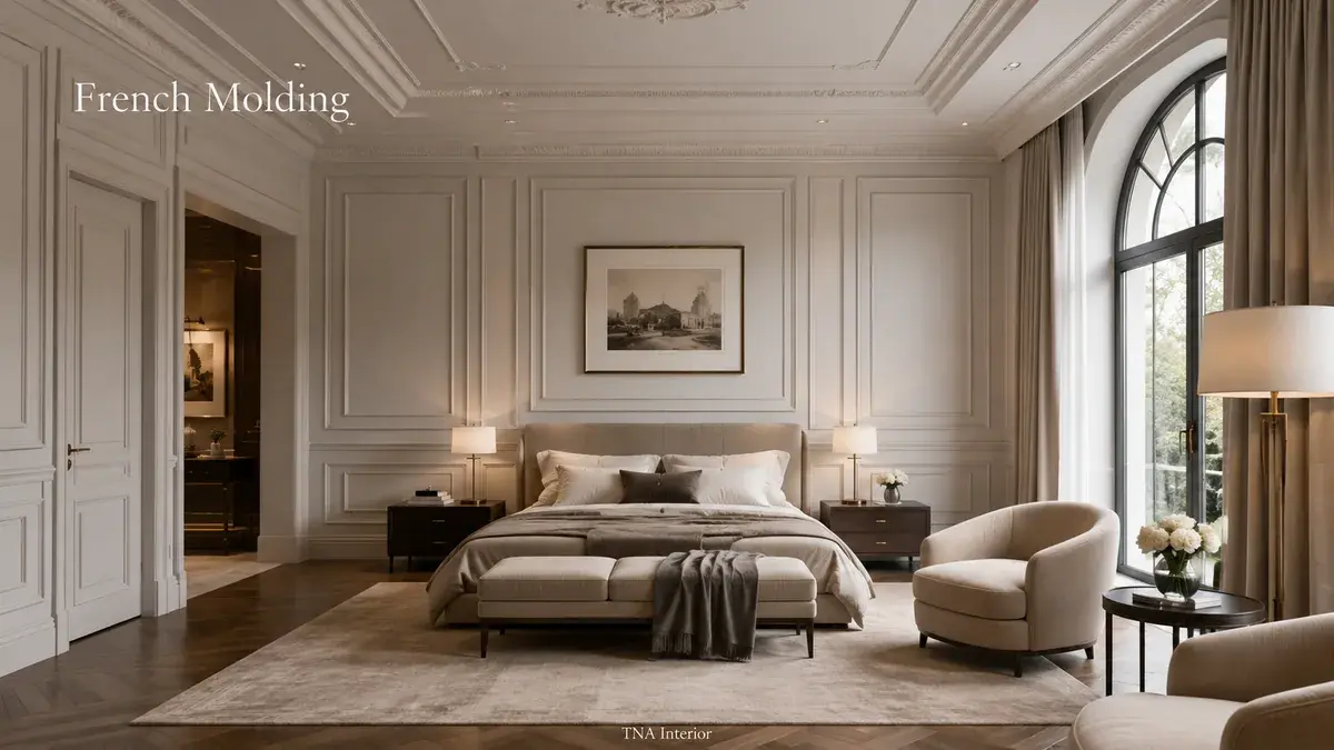 French Molding & Bead Design image by TNA Interior